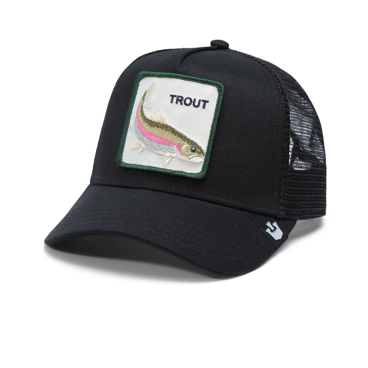 Goorin Bros. Trucker Cap The Trout Fish - Black