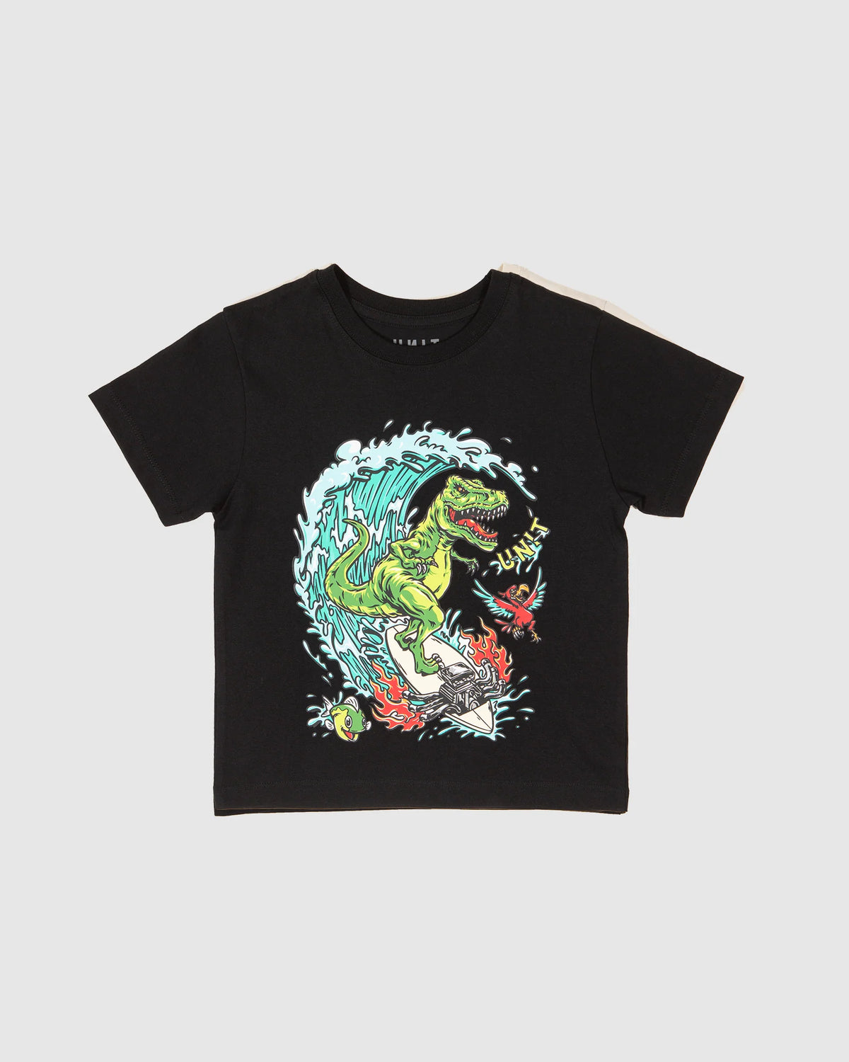 KIDS TEES SURF REX BLACK