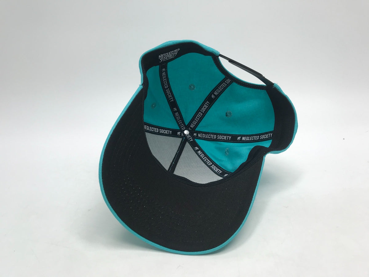 NS Aframe Teal Black Snapback YOUTH Fit