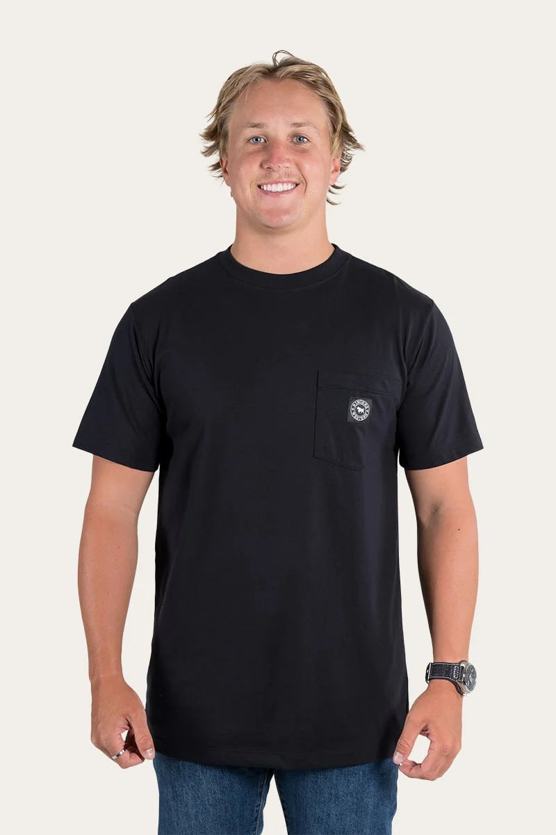 Southbridge Mens Classic Fit Pocket Tee - Black