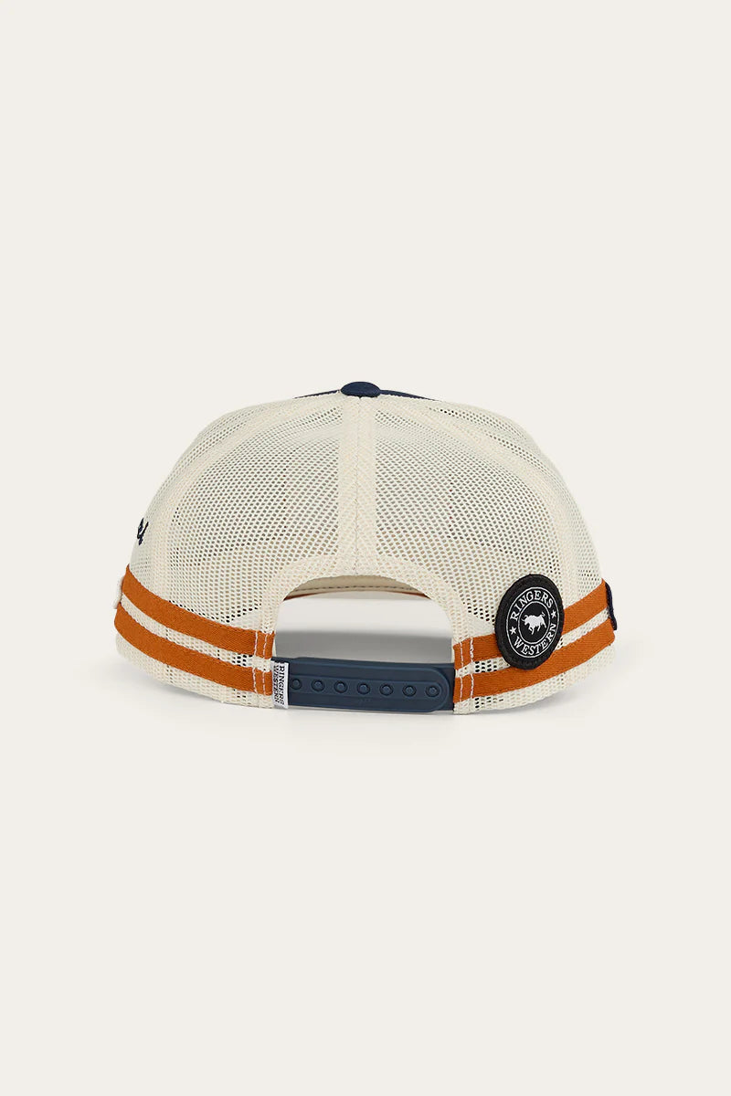 Big Rig Trucker Cap - Navy Burnt Orange