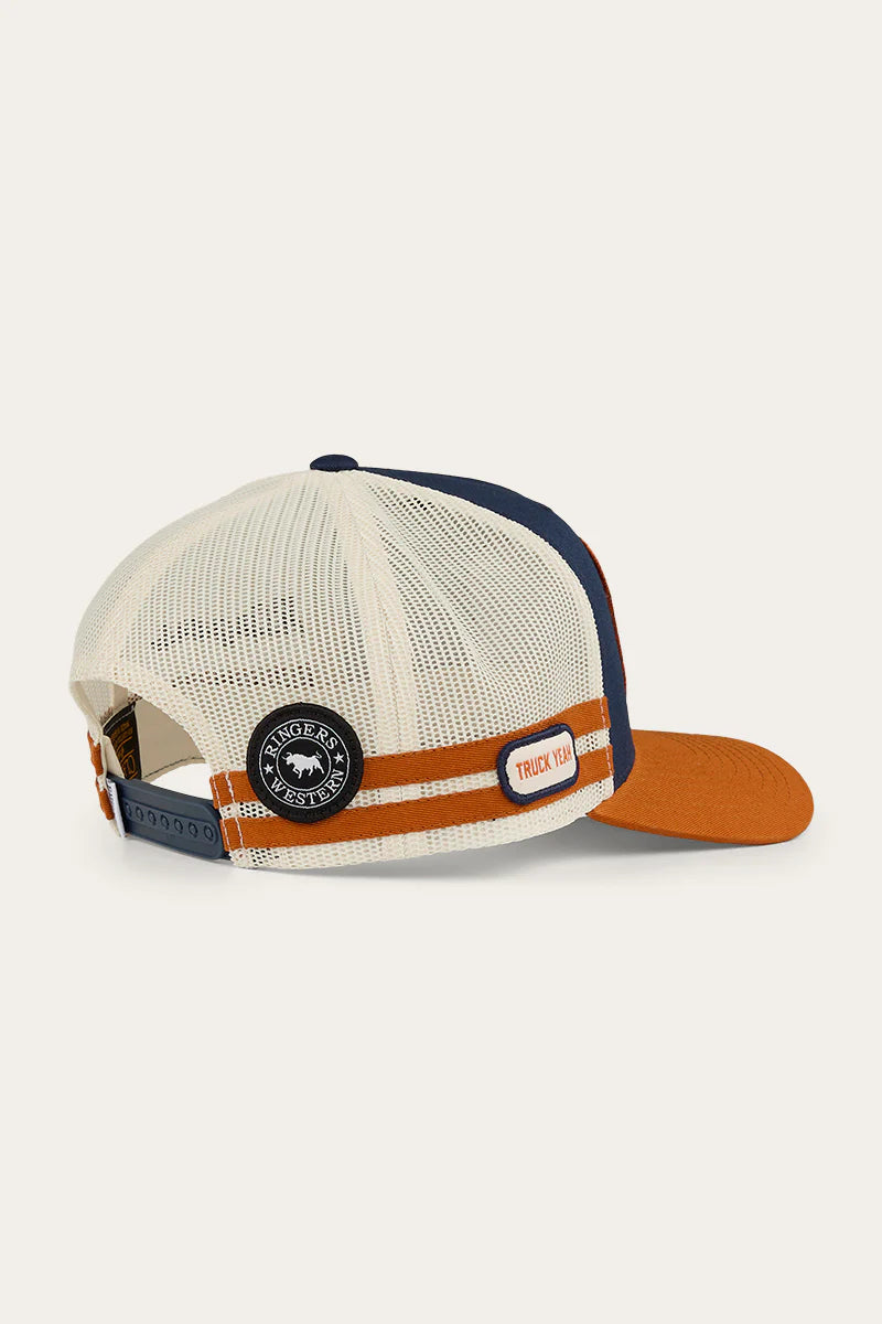 Big Rig Trucker Cap - Navy Burnt Orange