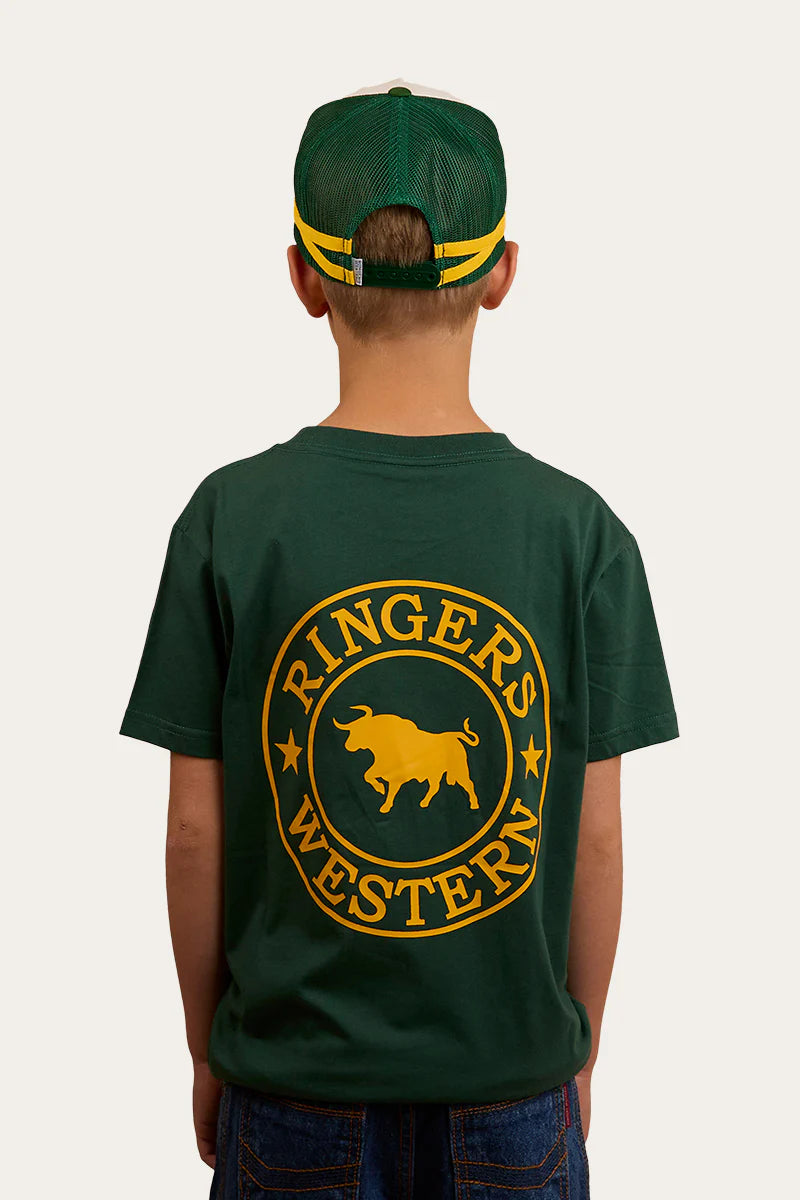 Signature Bull Kids Classic T-Shirt - Pine