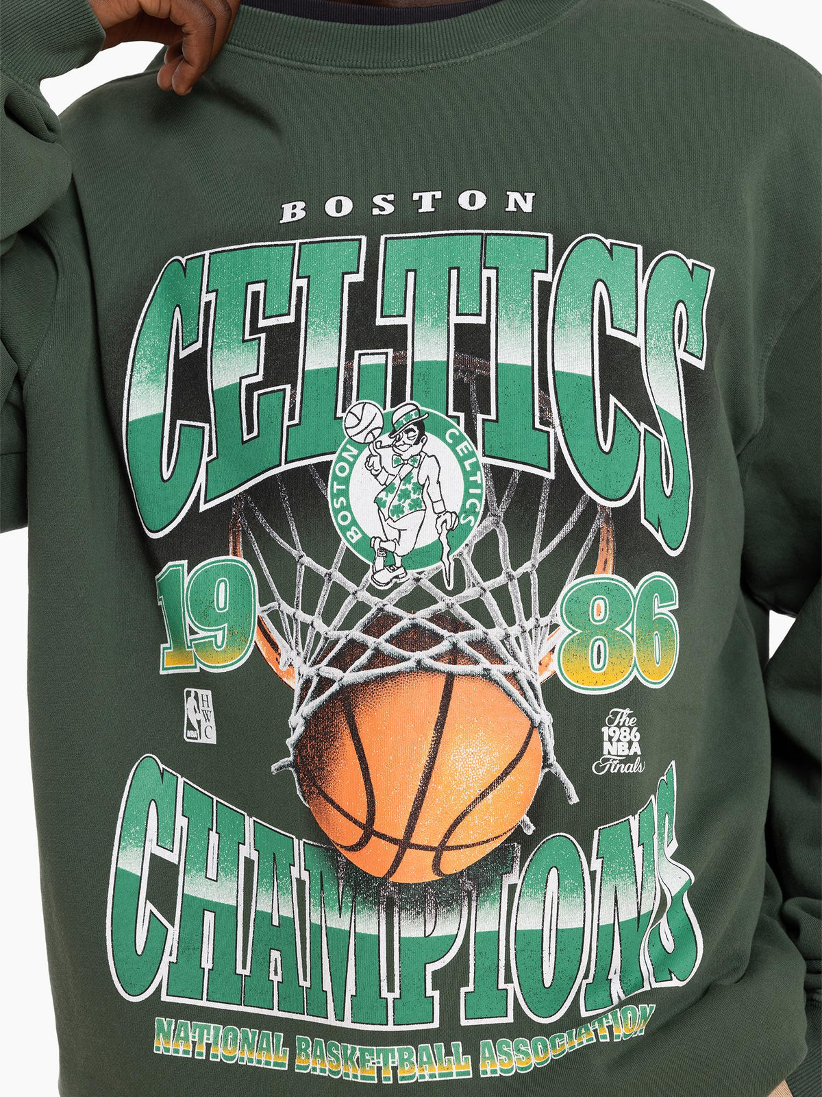 TRI 2.0 CREW BOSTON CELTICS Faded Dark Green