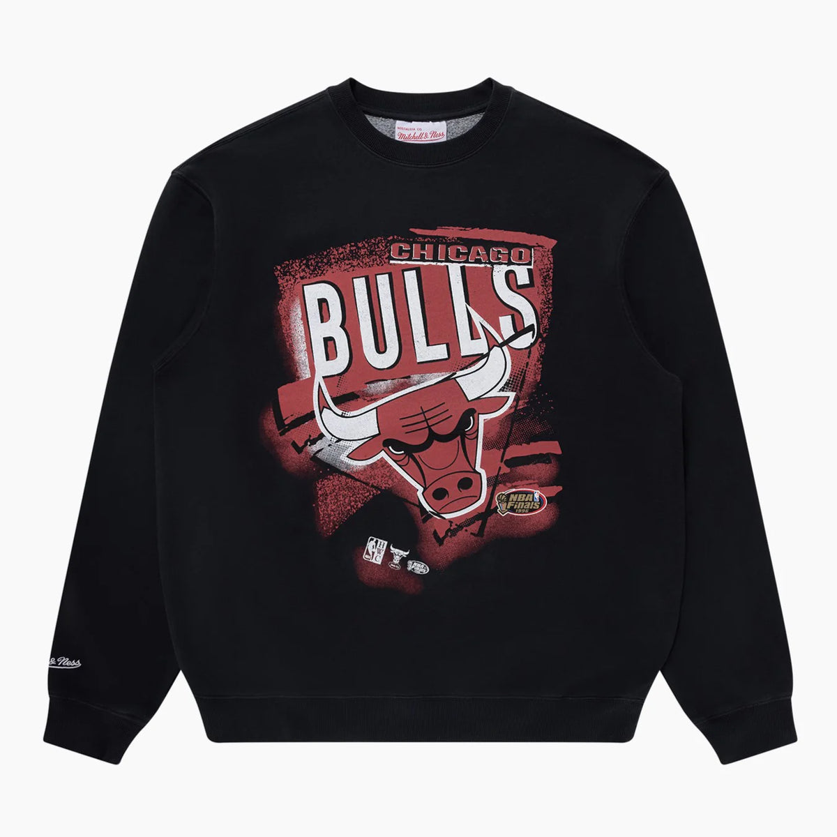 ABSTRACT LOGO CREW BULLS Black