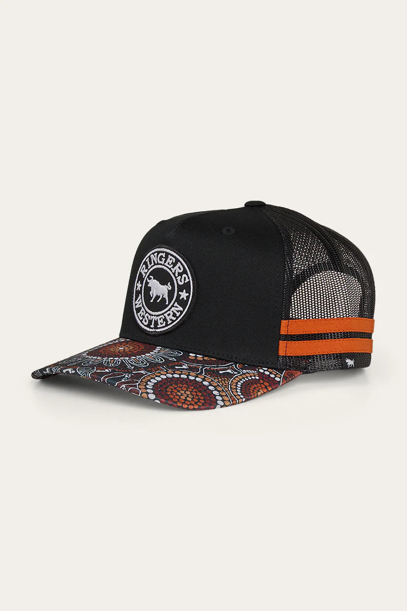 Walkabout Warrior Trucker Cap Black