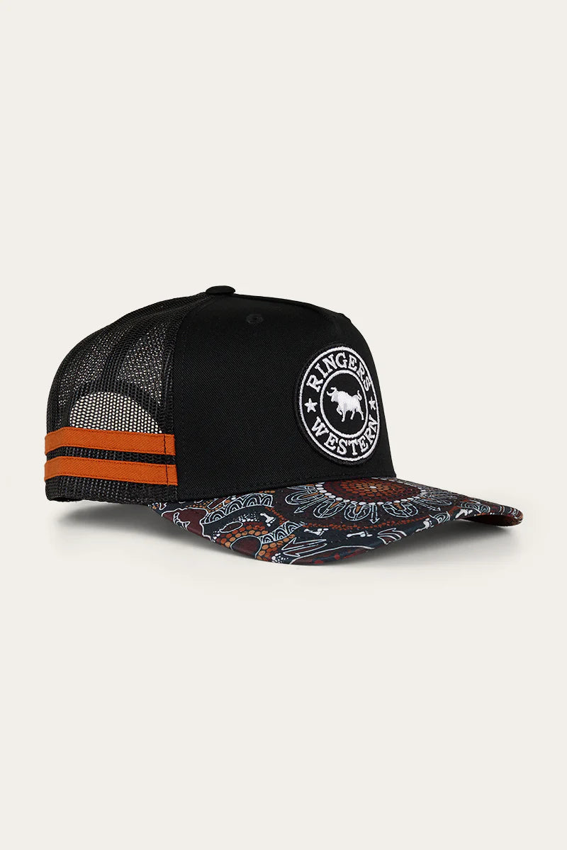 Walkabout Warrior Trucker Cap Black