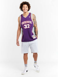 Phoenix Suns Basketball Jersey Size Medium M Purple Adidas NBA Amar'e  Stoudemire