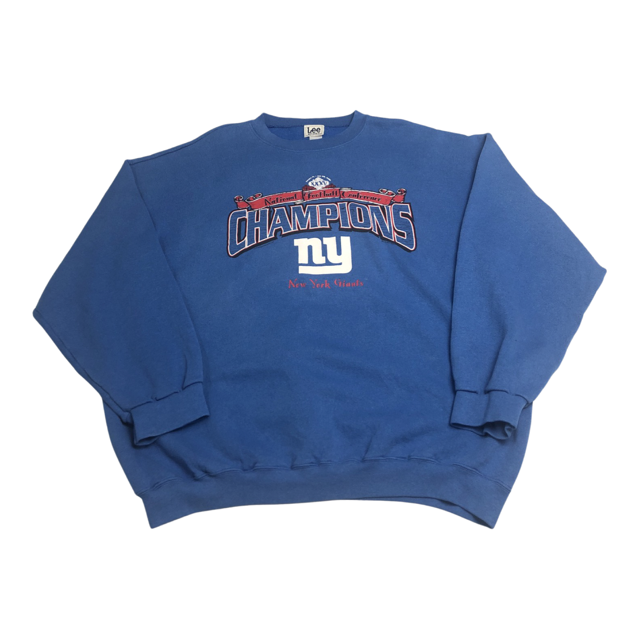 Vintage NFL (Lee Sport) - New York Giants Crew Neck Sweatshirt