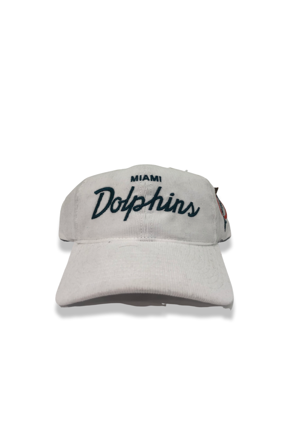 Mitchell & Ness Miami Dolphins Cord Script Deadstock Cap In Teal